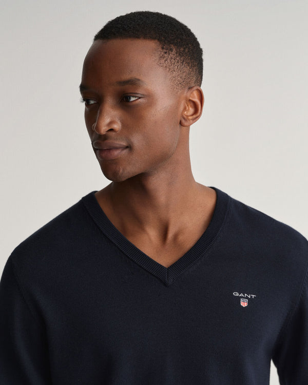 GANT: Classic Cotton V-Neck Sweater