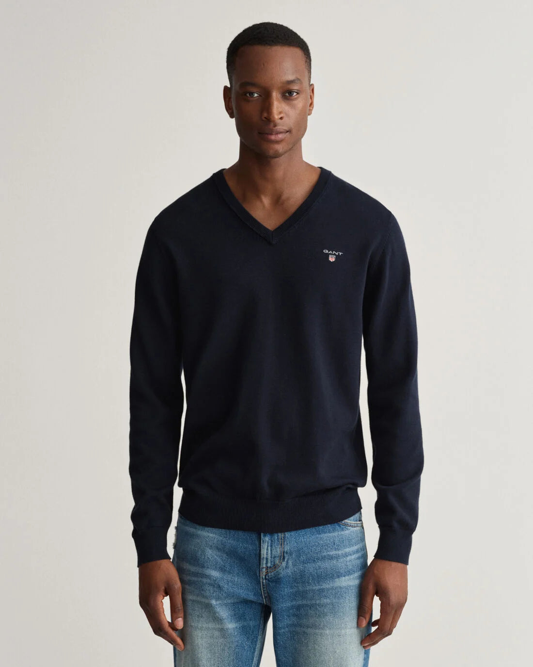 GANT: Classic Cotton V-Neck Sweater