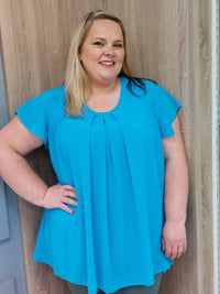 COPE CLOTHING : Curve Collection Chiffon Layered Top