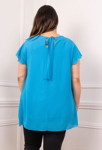 COPE CLOTHING : Curve Collection Chiffon Layered Top