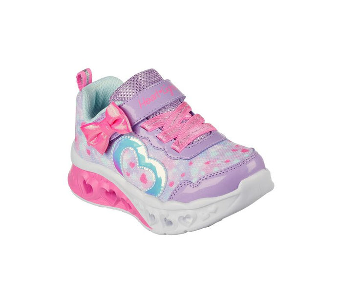 SKECHERS : Flutter Heart Lights Infant Girl's Trainers