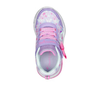 SKECHERS : Flutter Heart Lights Infant Girl's Trainers