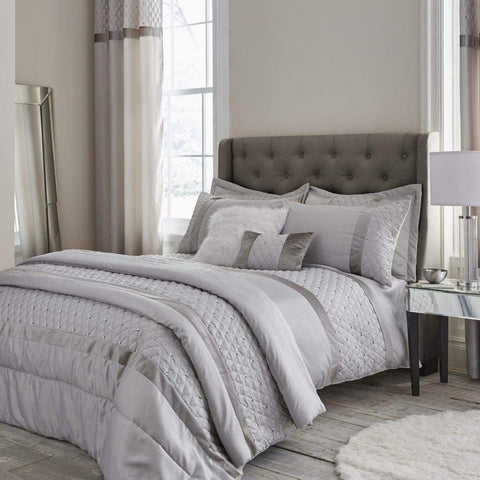 CATHERINE LANSFIELD Sequin Cluster Duvet Cover Set - Silver