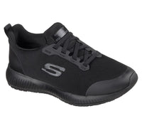 SKECHERS Women's Work:  Squad SR Shoes- Black