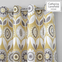 CATHERINE LANSFIELD : Annika Eyelet Curtain Set