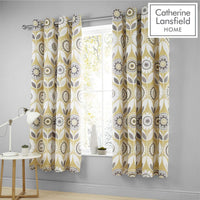 CATHERINE LANSFIELD : Annika Eyelet Curtain Set