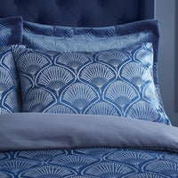 CATHERINE LANSFIELD Art Deco Pearl Duvet Set - Navy