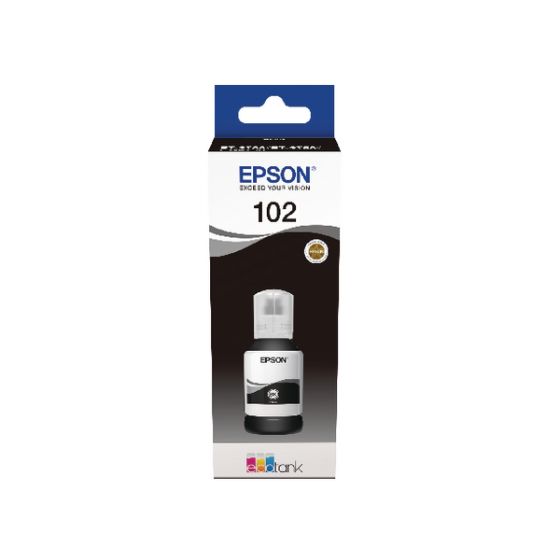 Epson 102 Black Ink Bottle, 127ml