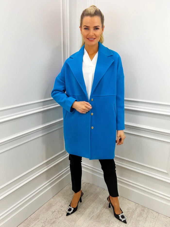 Kate & Pippa: Savona Coat Blue