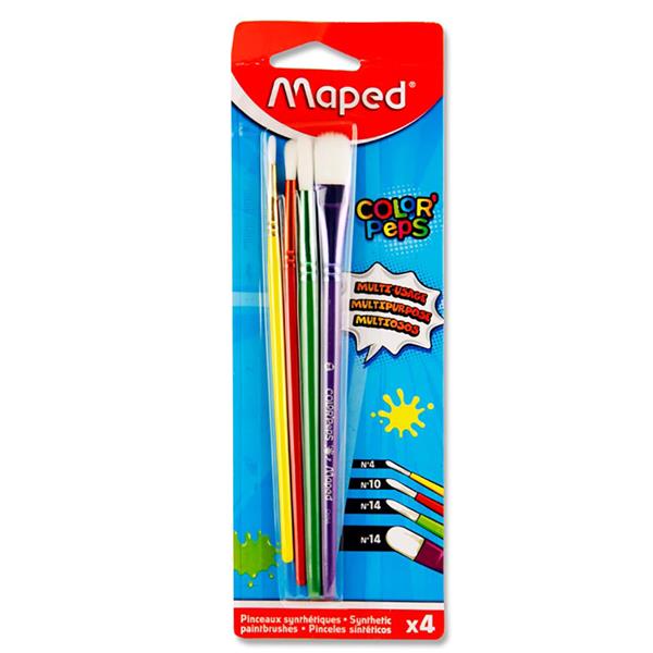 MAPED : 4 Piece Brush Set