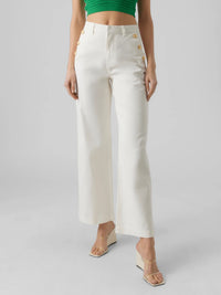 VERO MODA : Margot high rise wide leg jean