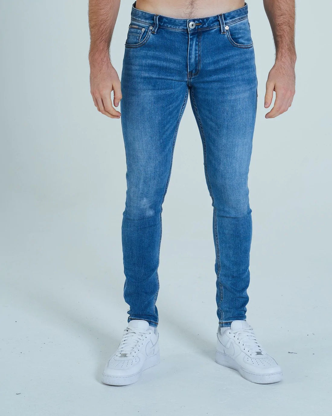 DIESEL : Saxon Skinny Fit Light Blue