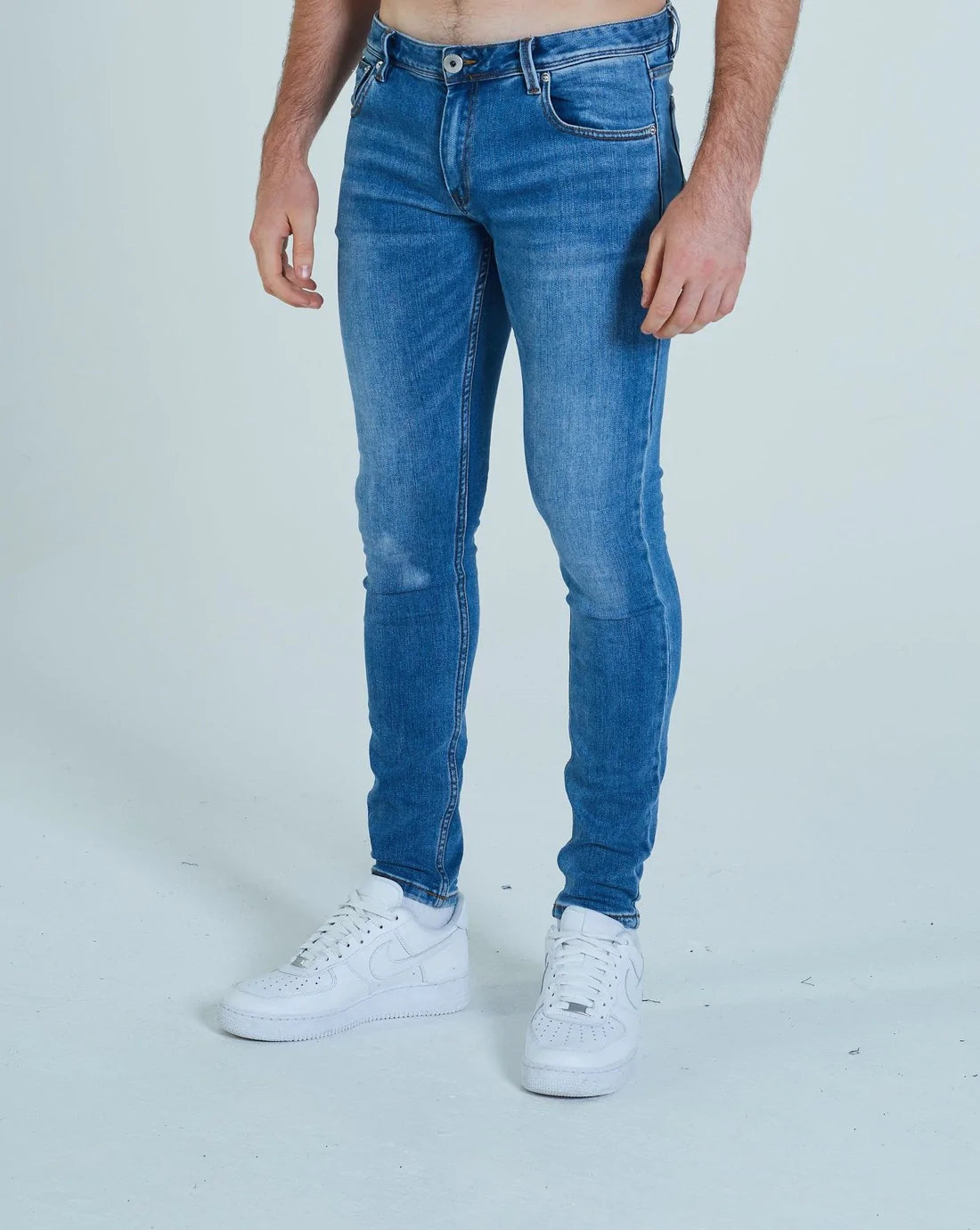 DIESEL : Saxon Skinny Fit Light Blue