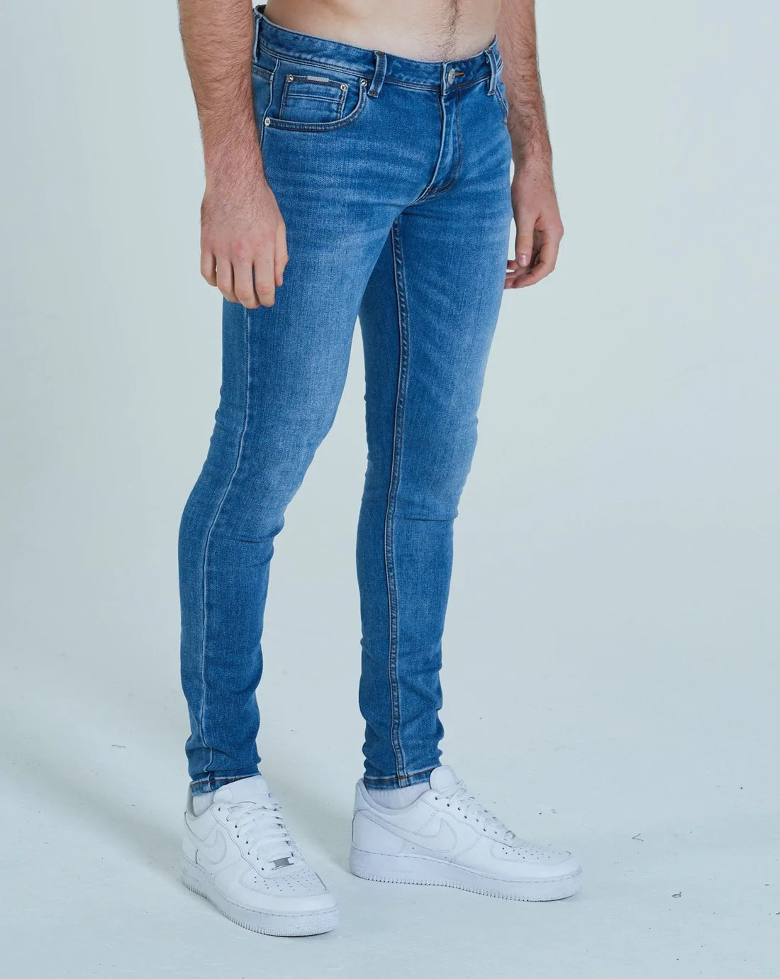 DIESEL : Saxon Skinny Fit Light Blue