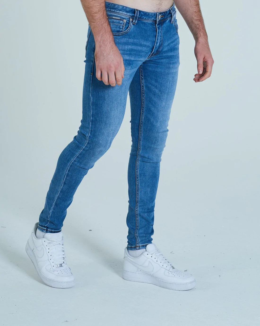 DIESEL : Saxon Skinny Fit Light Blue