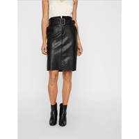 VERO MODA  : Coated Knee Skirt