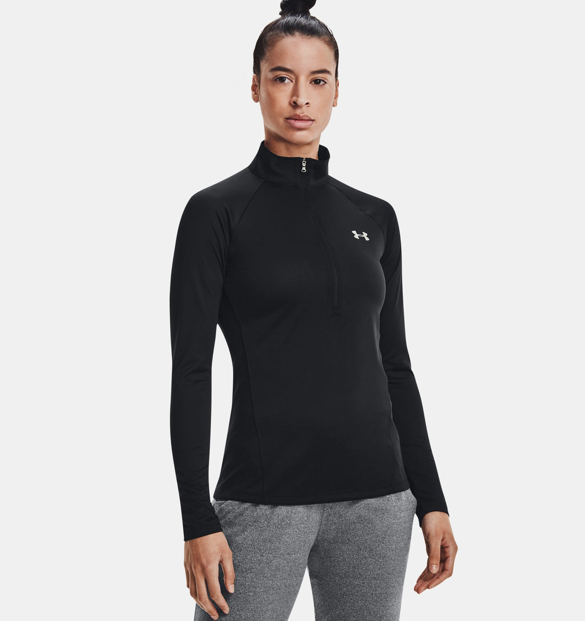 UNDER ARMOUR Women's Tech Half Zip - Black