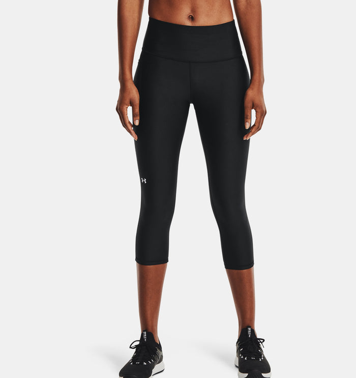 UNDER ARMOUR Women's HG Capri Leggings - Black