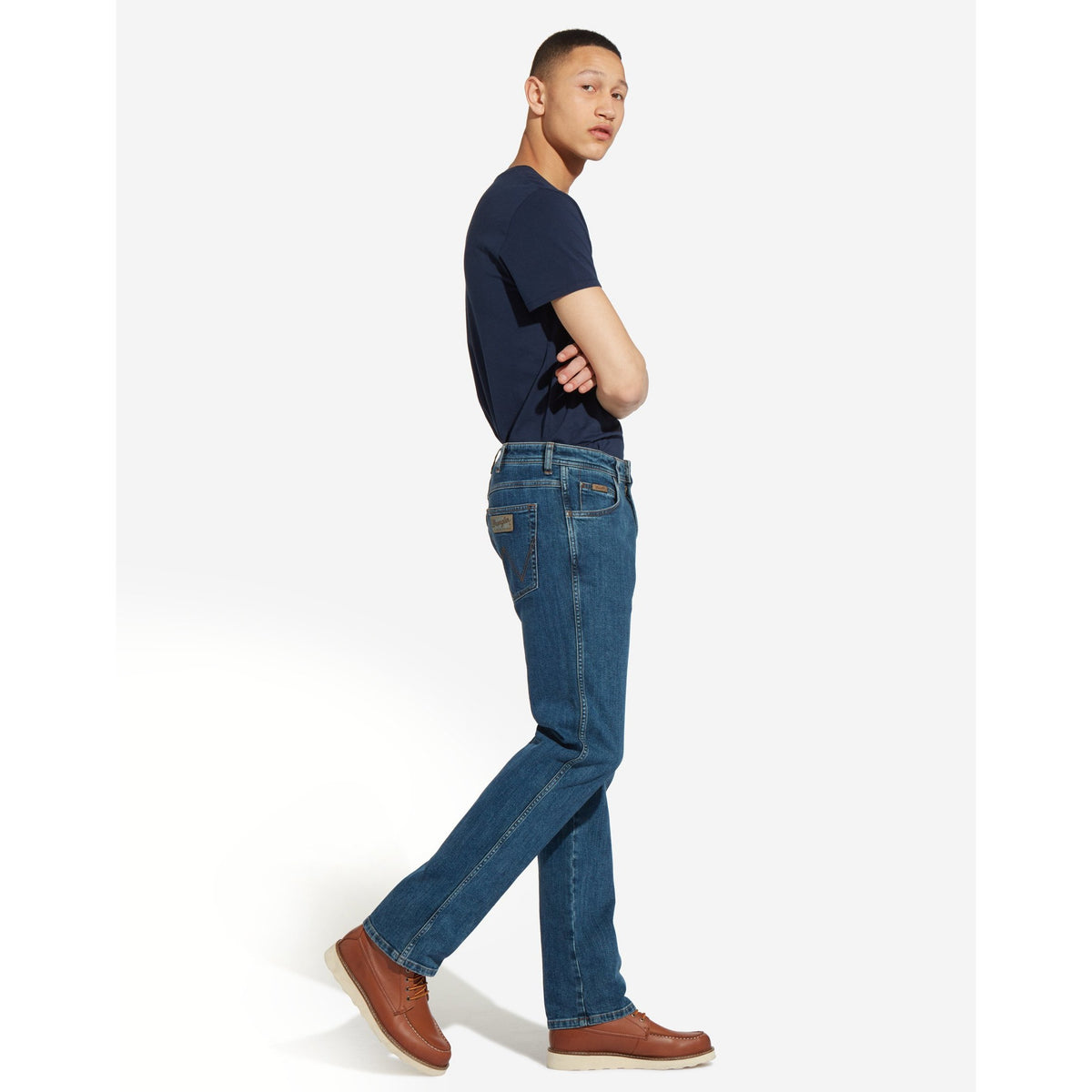 WRANGLER : Arizona Classic Straight Rolling Rock Jeans