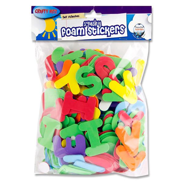 CRAFTY BITZ : Foam Stickers (Alphabet Set)