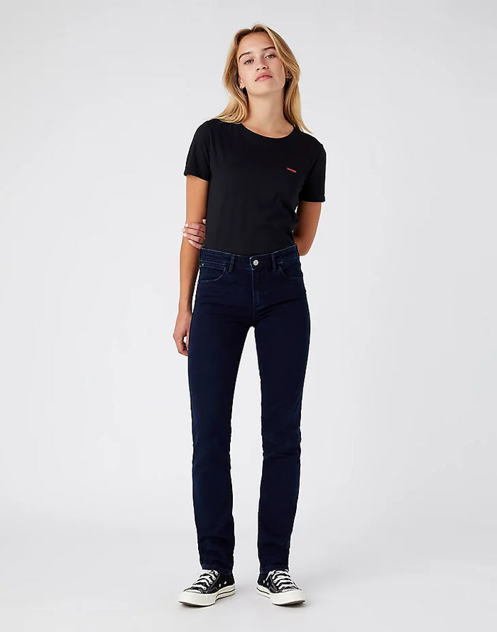 WRANGLER : Classic Mid -Rise Straight Leg Jeans