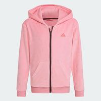 ADIDAS : Lounge Velour Hoodie