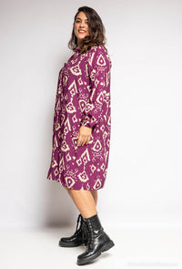 COPE CLOTHING : Curve Collection Printed Dress