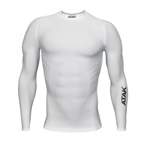 AKAK : Men's White Compression Top