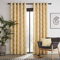 CATHERINE LANSFIELD : Geo Textured Diamond Curtain