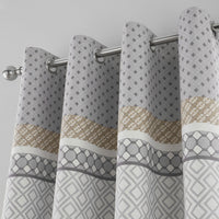 CATHERINE LANSFIELD : Malawa Geo Eyelet Curtain