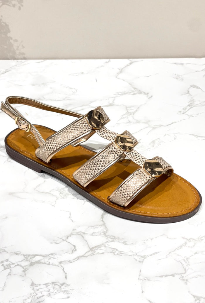 COPE CLOTHING : Strappy Sandal