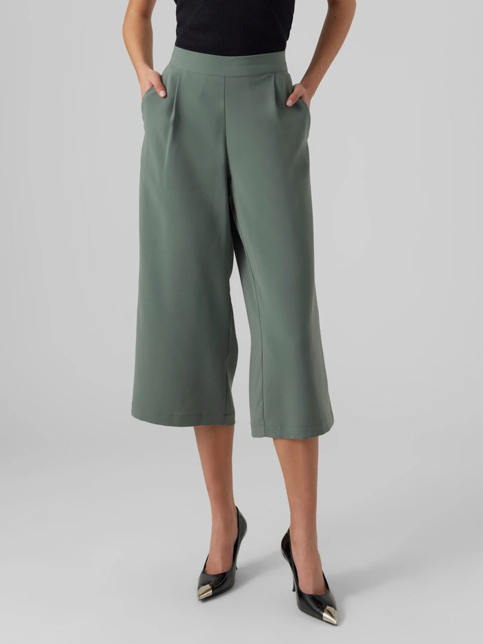 VERO MODA : Culotte Pants - Laurel Wreath