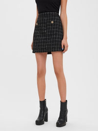 VERO MODA : High Rise Short Skirt