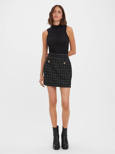 VERO MODA : High Rise Short Skirt