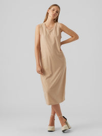 VERO MODA : Relaxed Fit 0-Neck Dress