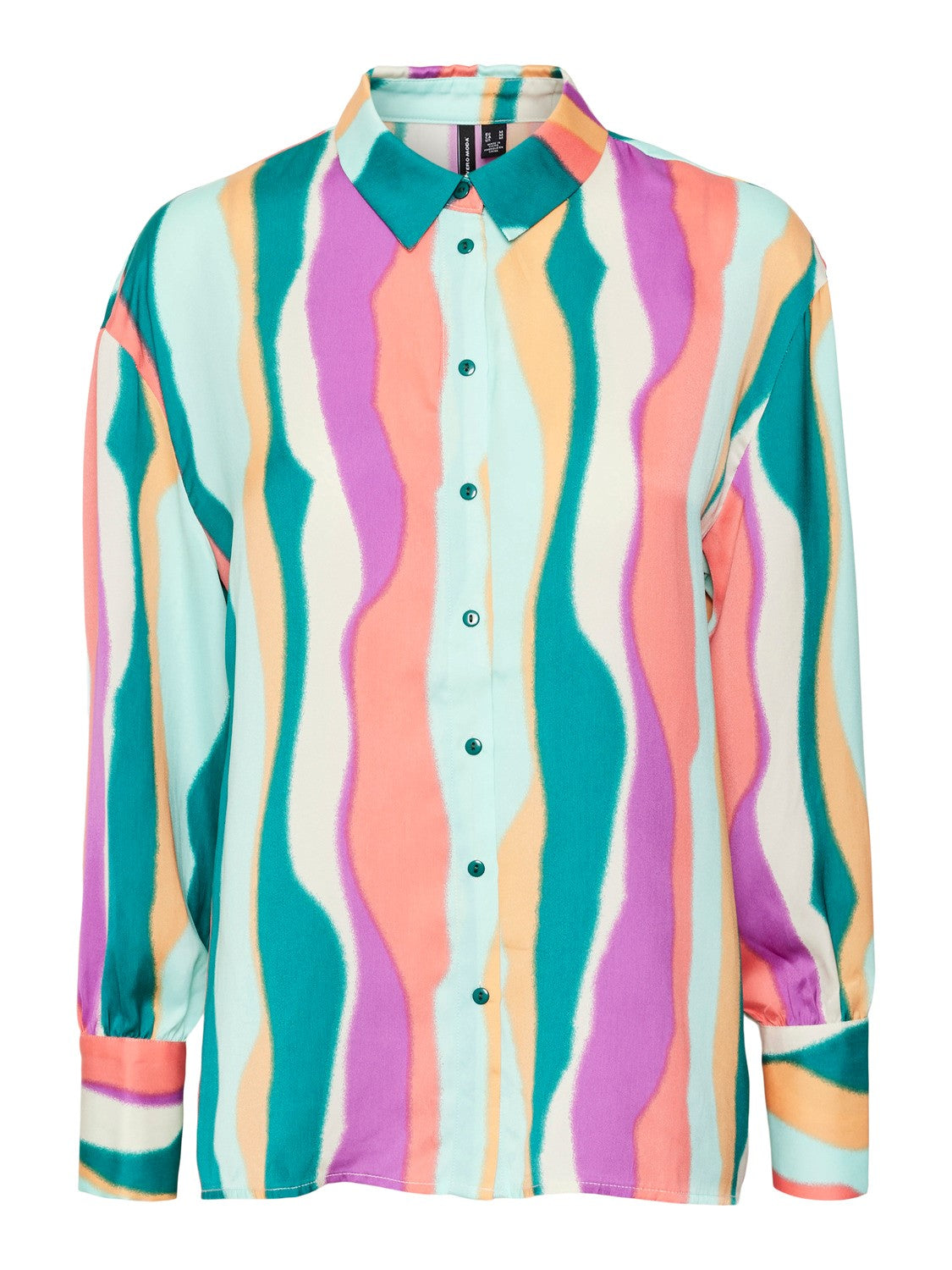 VERO MODA : Long Sleeve Printed Shirt